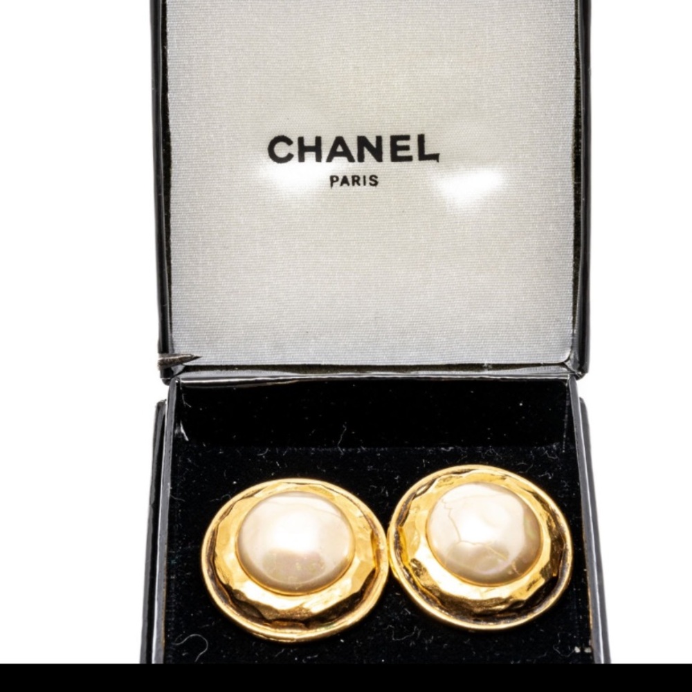 Channel earrings costume jewelry